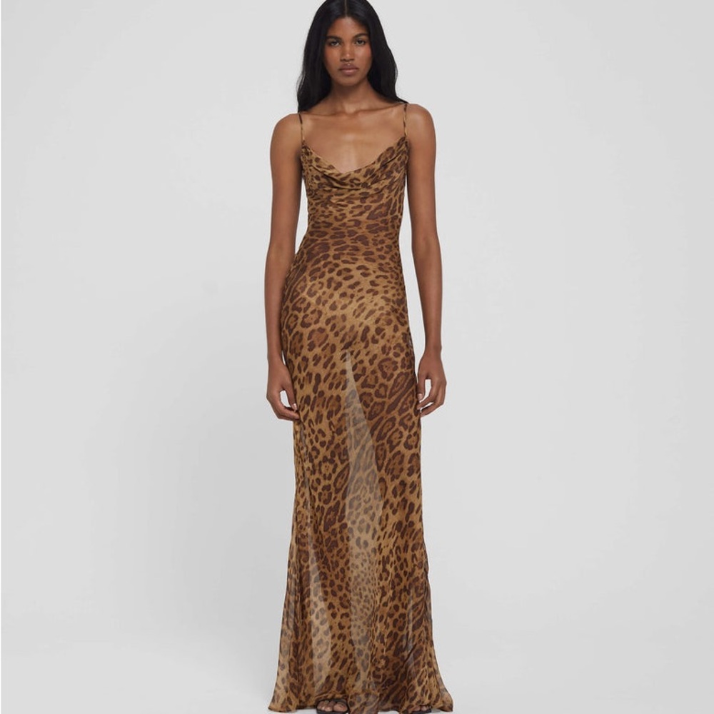 RAT and BOA - Leopard Print Maxi Dress